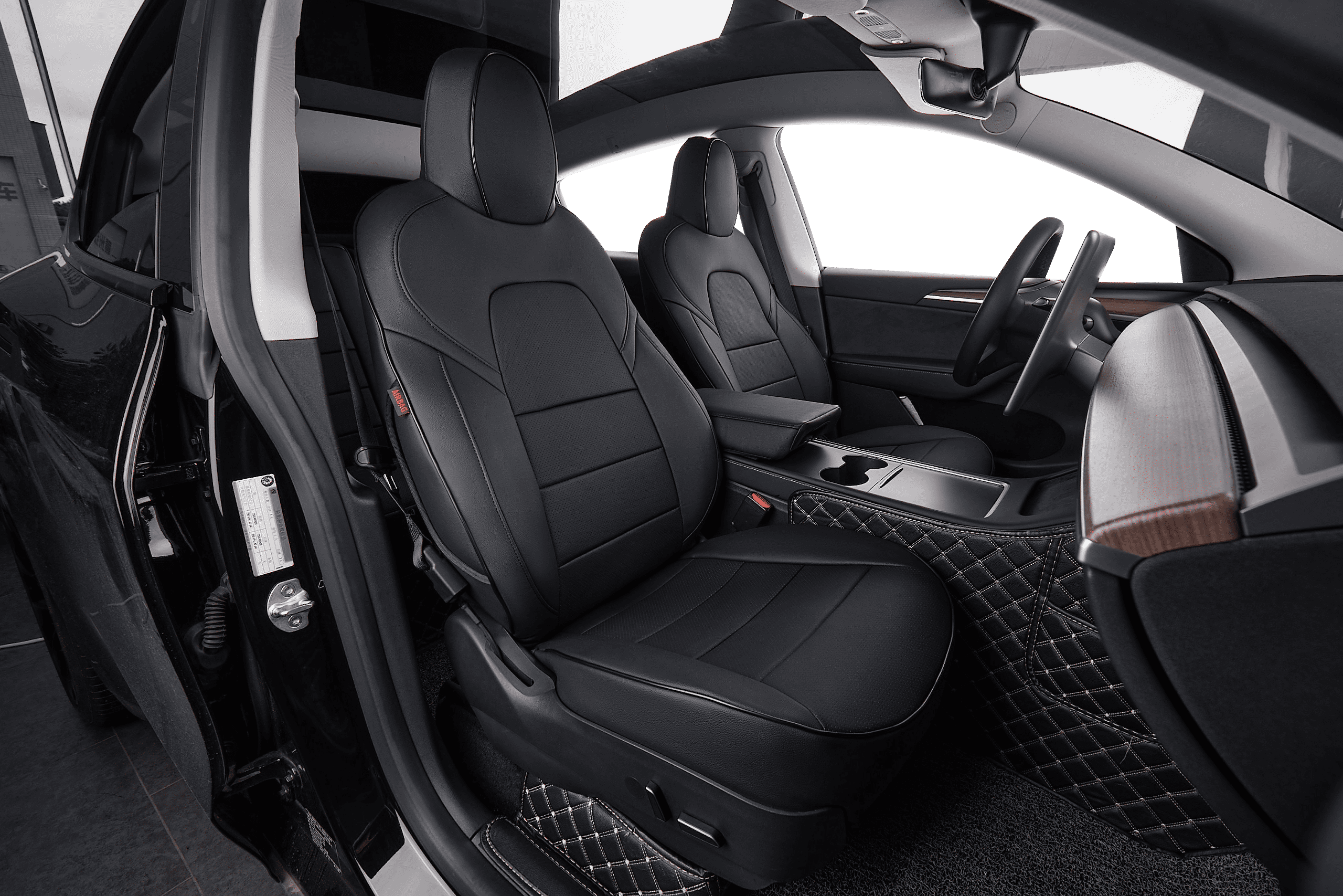 EKR Custom Fit Cybertruck Car Seat Covers for Tesla Cybertruck 2024