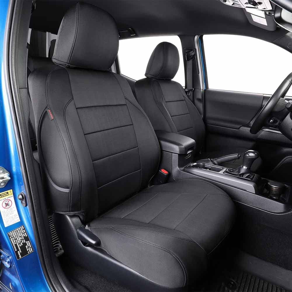 EKR Custom Fit Equinox Car Seat Covers for Chevy Equinox Premier,LS,LT,L,RS  2018 2019 2020 2021 2022 2023 -Waterproof Neoprene Auto Seat Covers(Full Set,Black) 