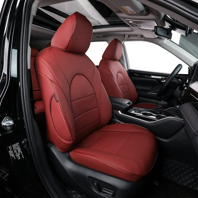 EKR Custom Fit Highlander Car Seat Covers for Toyota Highlander 2014