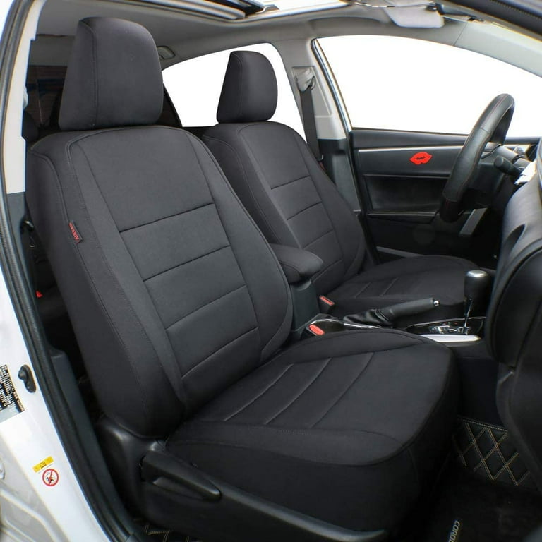 EKR Custom Fit Impreza Car Seat Covers for Subaru Impreza 2018 2019 2020 2021 2022 2023 Full Set Neoprene Black