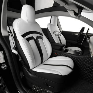 TAPTES Tesla Model 3 White Seat Covers, Tesla Seat Protectors Full Set for  Tesla Model 3 2024 2023 2022 2021 2020 2019 2018