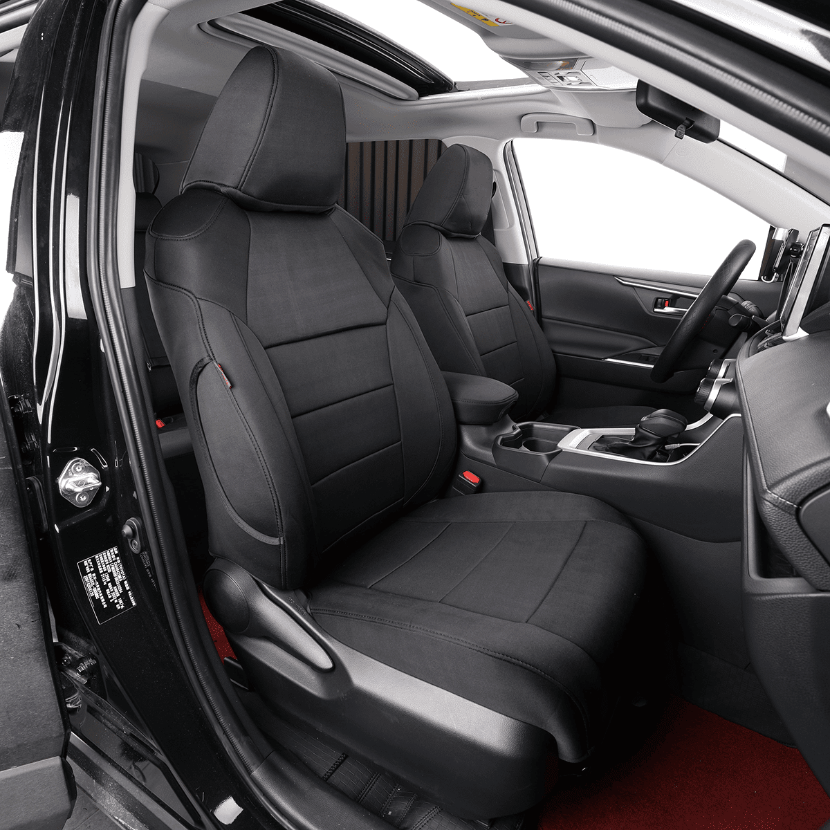 EKR Custom Fit RAV4 Car Seat Covers for Toyota RAV4 2019 2020 2021 2022 2023 2024 LE,XLE,XLE