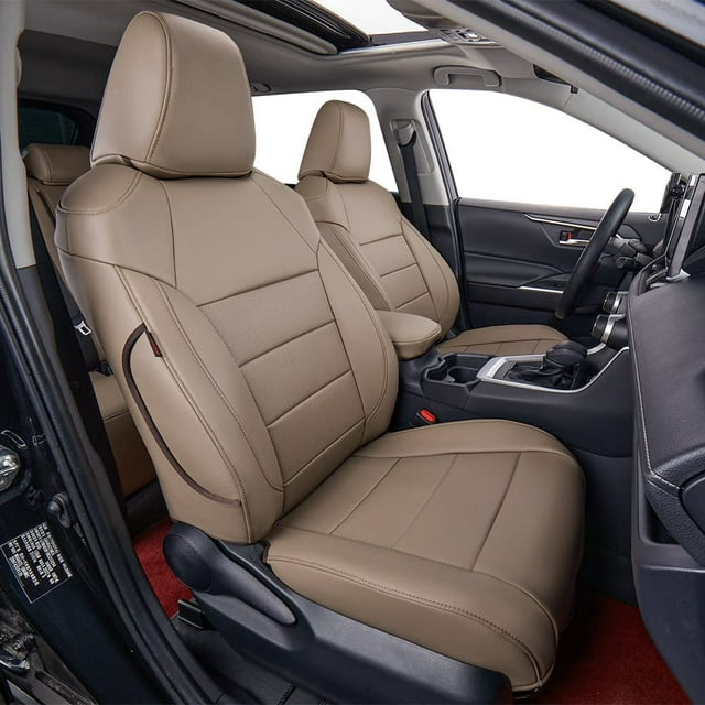EKR Custom Fit RAV4 Car Seat Covers for Toyota RAV4 2019 2025 LE,XLE
