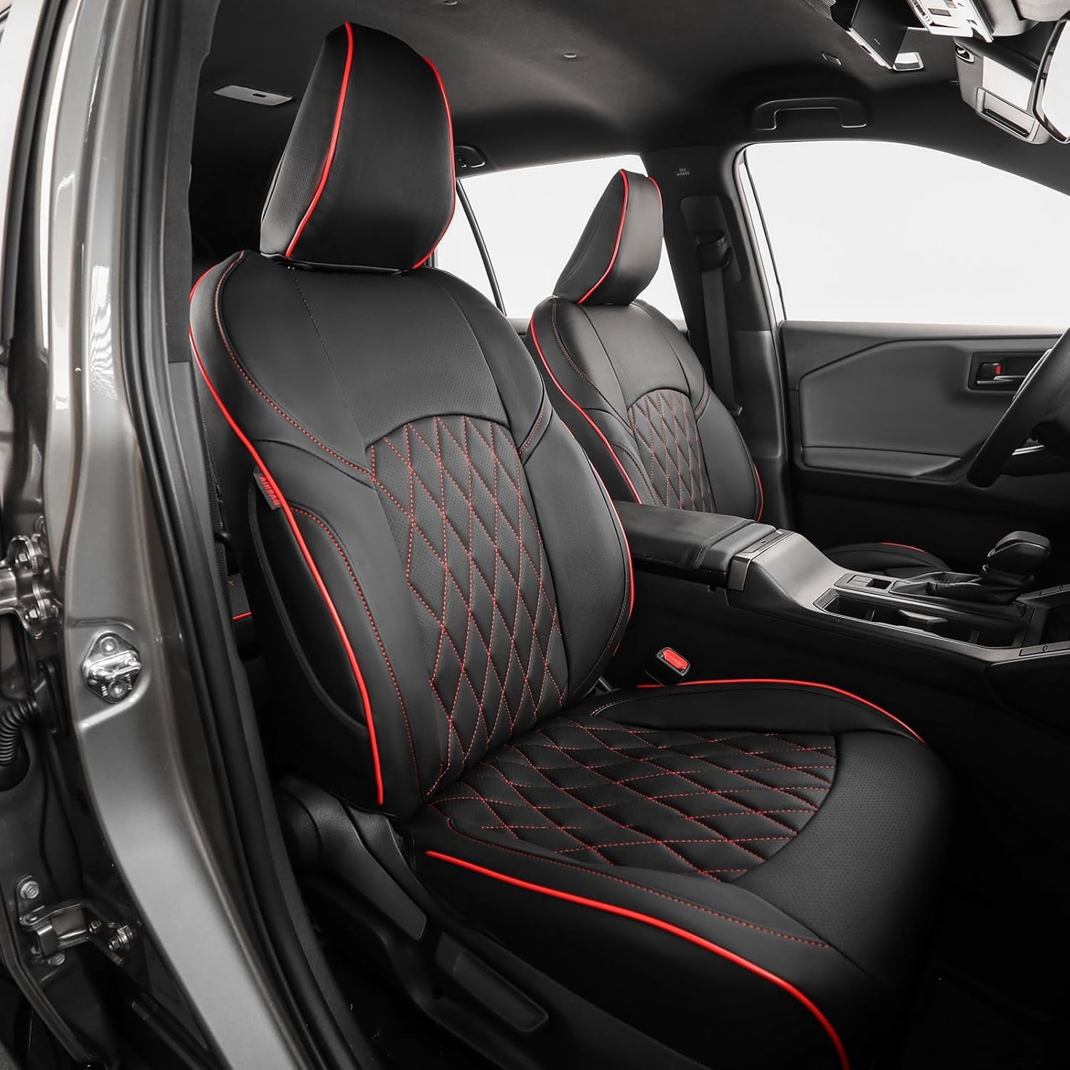 Black with Red