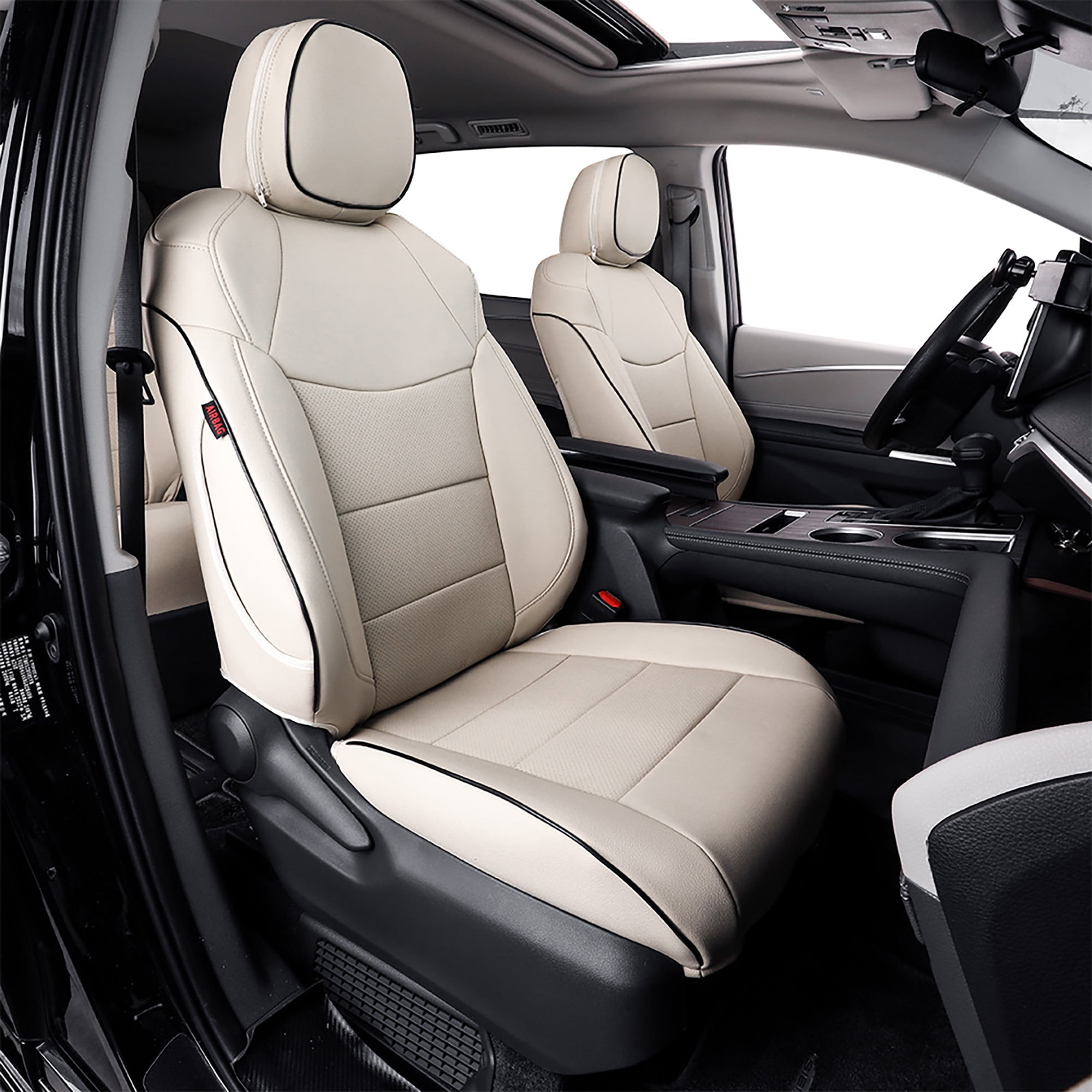 EKR Custom Fit Sienna Car Seat Covers for Toyota Sienna XLE(7 Seats