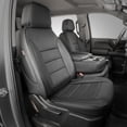 thumbnail image 1 of EKR Silverado Seat Covers Custom Fit for (Crew Cab) 2019-2026 Chevrolet Silverado 1500/1500 Limited/HD 2500/3500, Rear Row W/No Armrest,Leather(Black), 1 of 9