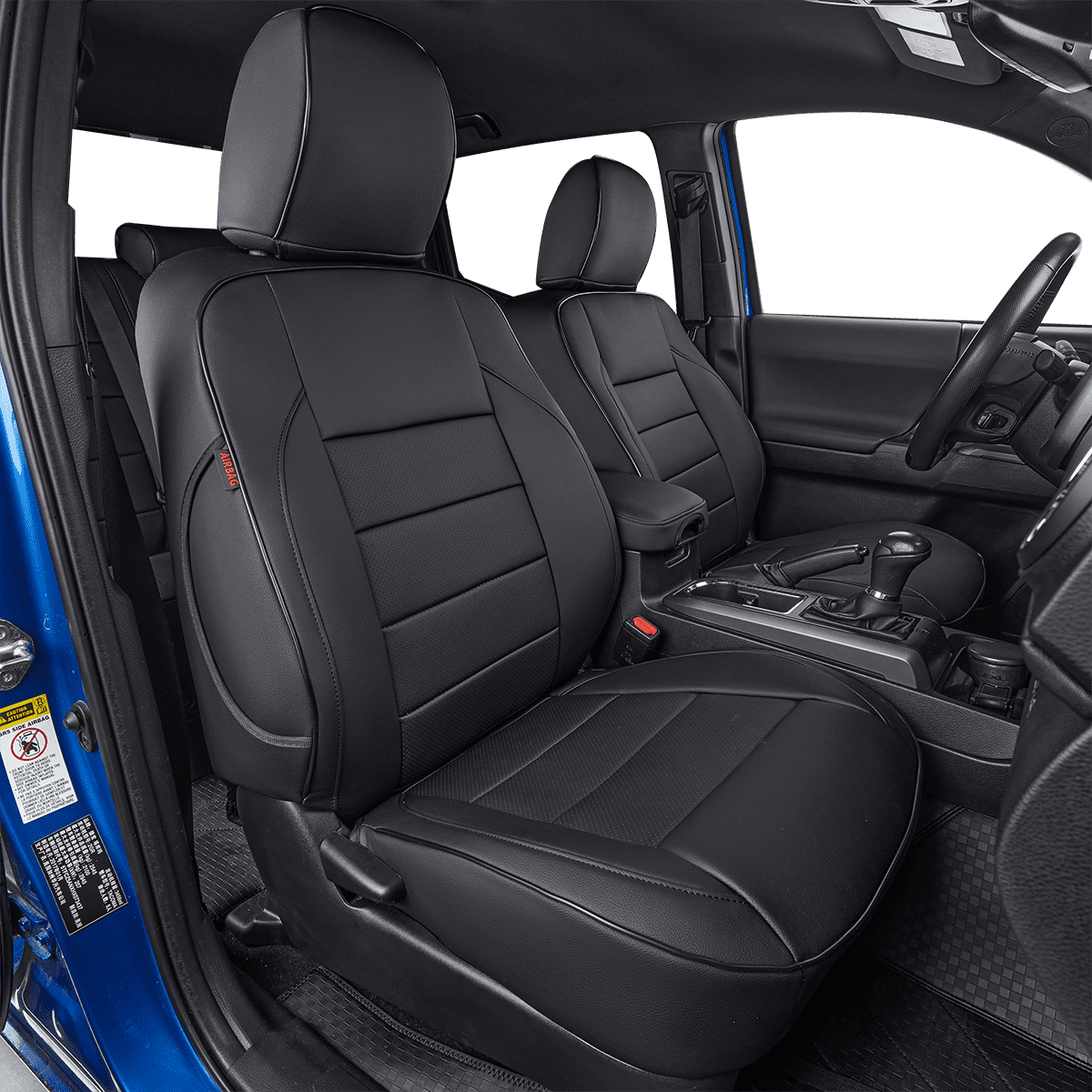 EKR Custom Fit Leather Seat Covers for Toyota Tacoma 2016-2023 Double ...