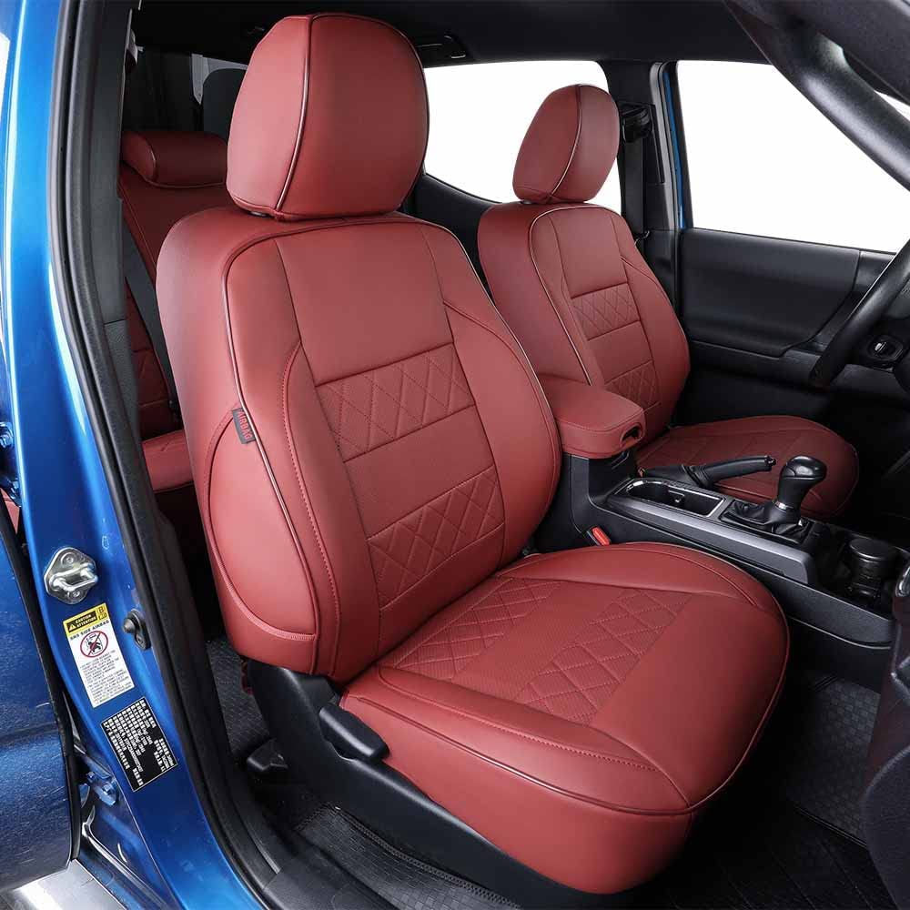 EKR Custom Fit Leather Car Seat Covers for Select Toyota