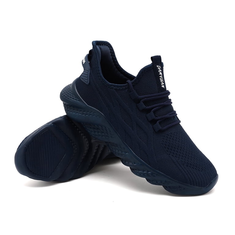 EKRBXA Knit No-Tie Sneakers, Lightweight Breathable Mesh  display picture 3