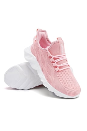 Knit No-Tie Sneakers, Lightweight Breathable Mesh Walking Shoes, Non-Slip Comfort Casual Athletic Shoes with Cloud Sole for Gym & Everyday Wea