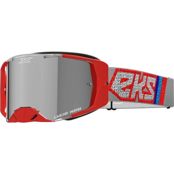 EKS Brand Lucid Goggles 2024 / Silver Mirror Lens (OSFM, Red 2024 / Silver Mirror Lens)