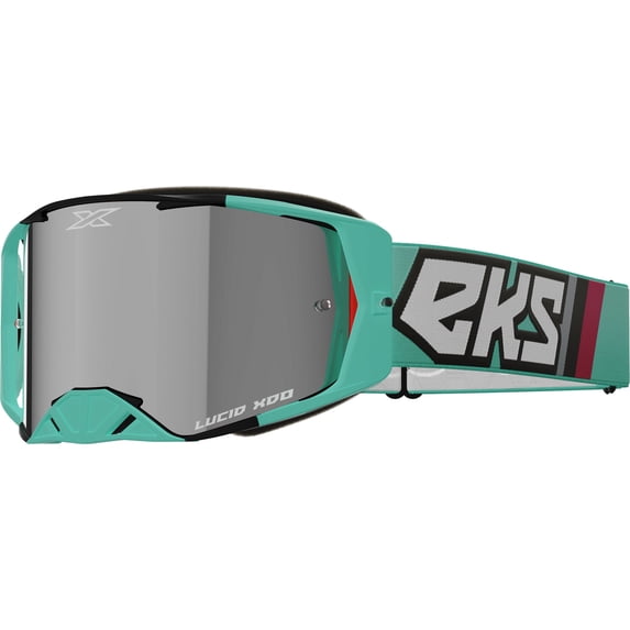 EKS Brand Lucid Goggles Minty / Silver Mirror Lens (OSFM, Green Minty / Silver Mirror Lens)