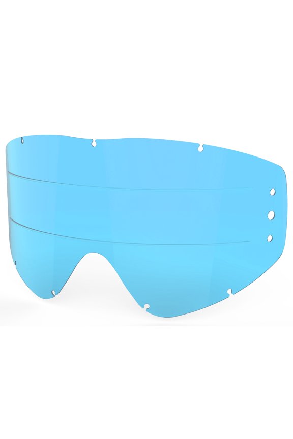 EKS GO-X/Beer Optics Zip Off Anti-Fog Rain Lens Blue