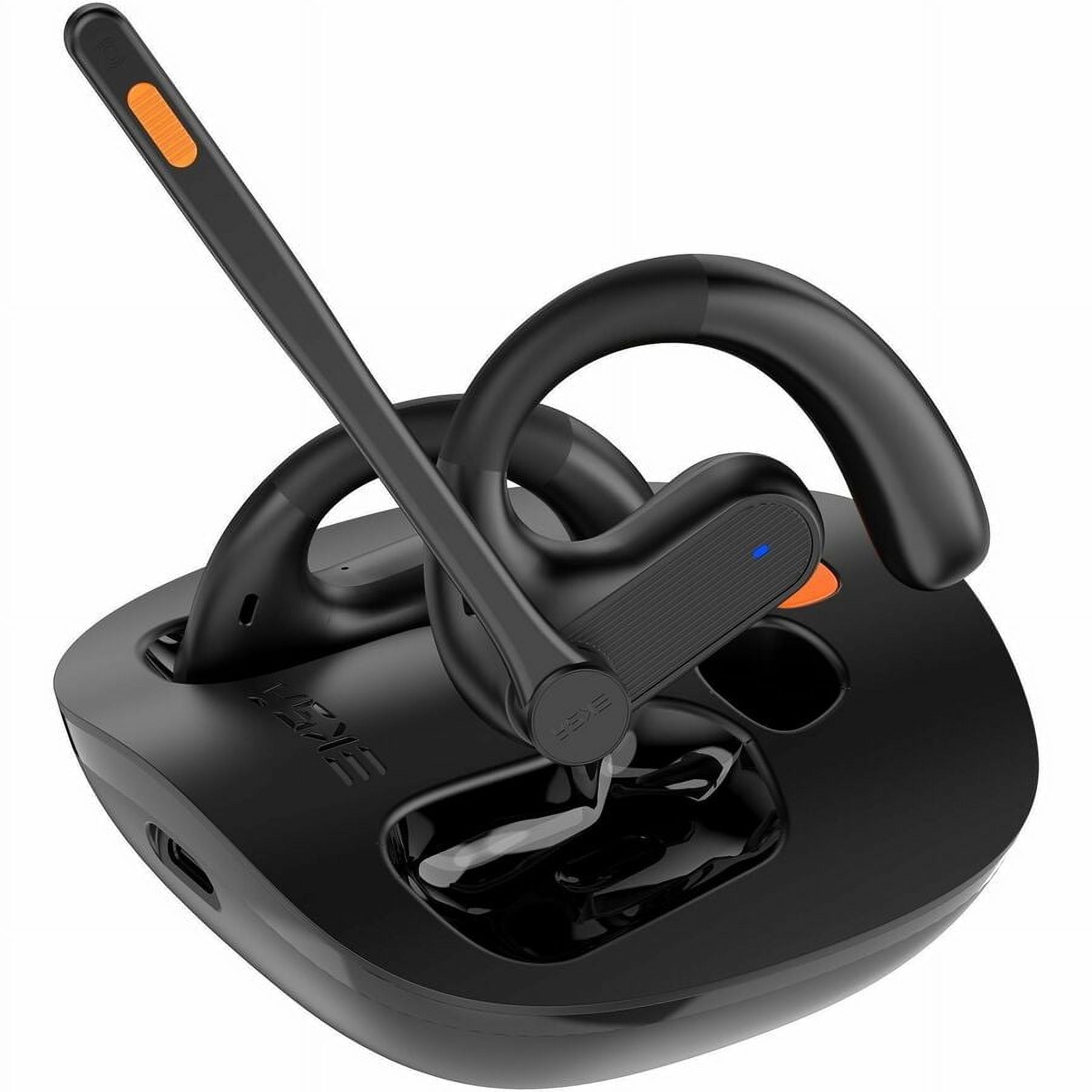 EKSAtelecom S30 AI-Powered Open-Ear True Wireless Headset, Black