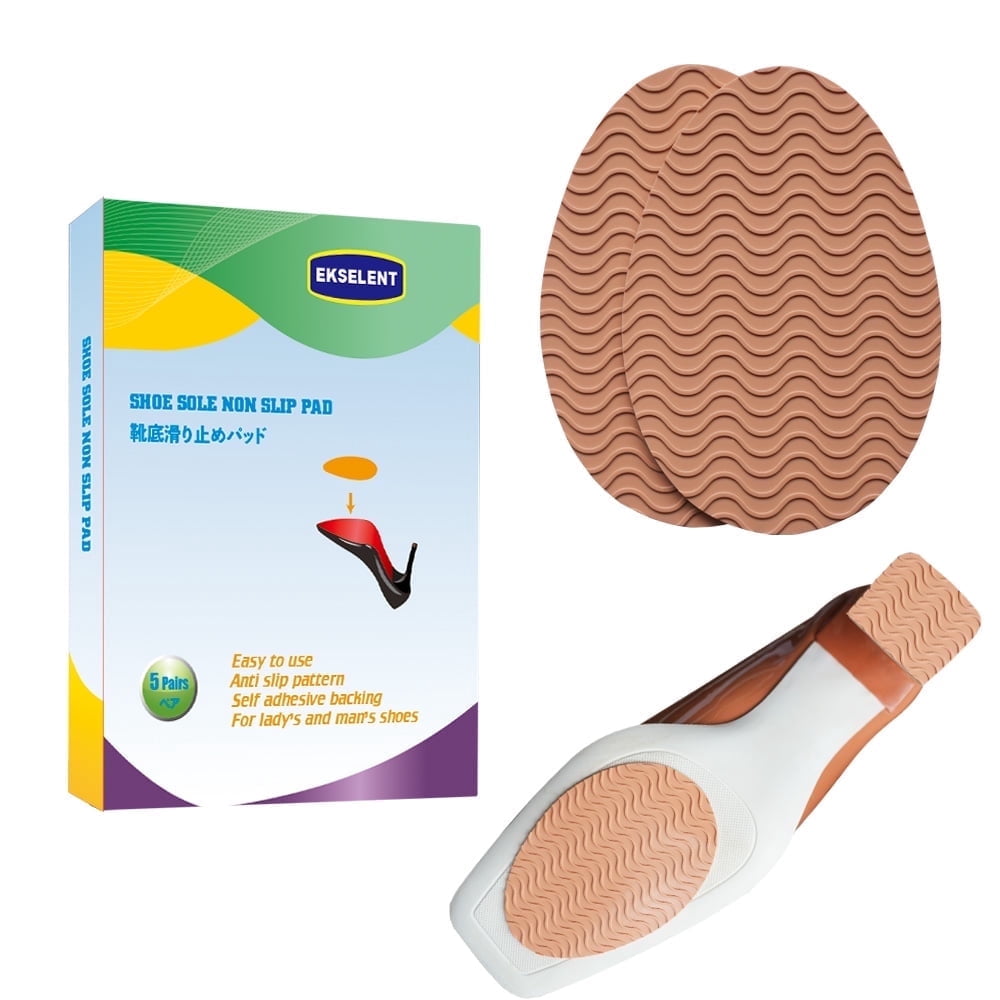 EKSELENT, Shoe Sole Non Slip Grips, 2.4" x 3.6", Khaki - Walmart.com