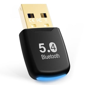 EKSEN Bluetooth 5.4 Dongle Adapter, Bluetooth Transmitter of Electronic Signals, Plug and Play on Windows 11/10/8.1 for Bluetooth Headphones, Speaker, Keyboard, Mouse.