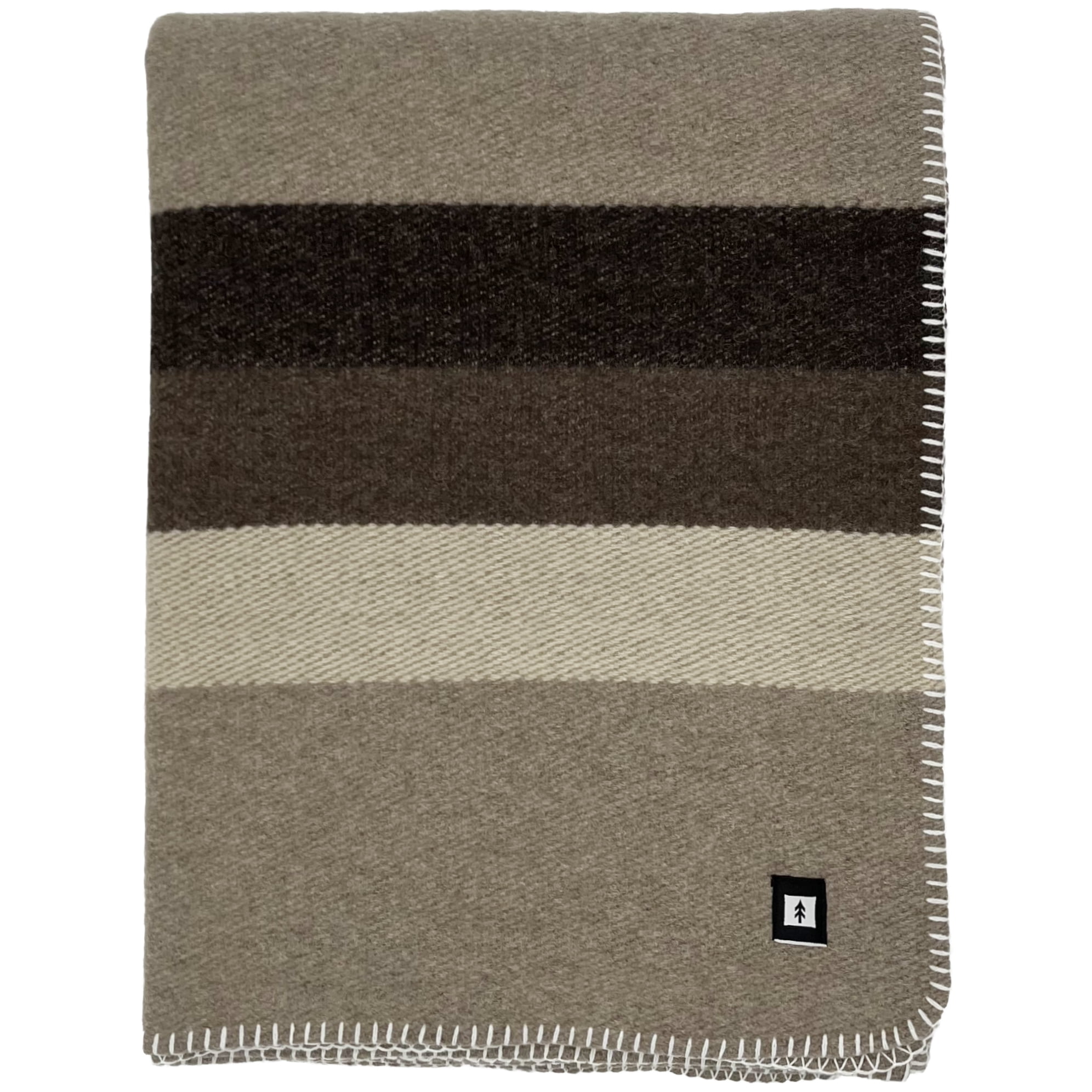EKTOS King Size Wool Blanket, 90" x 108", Extra Large Wool Blanket for
