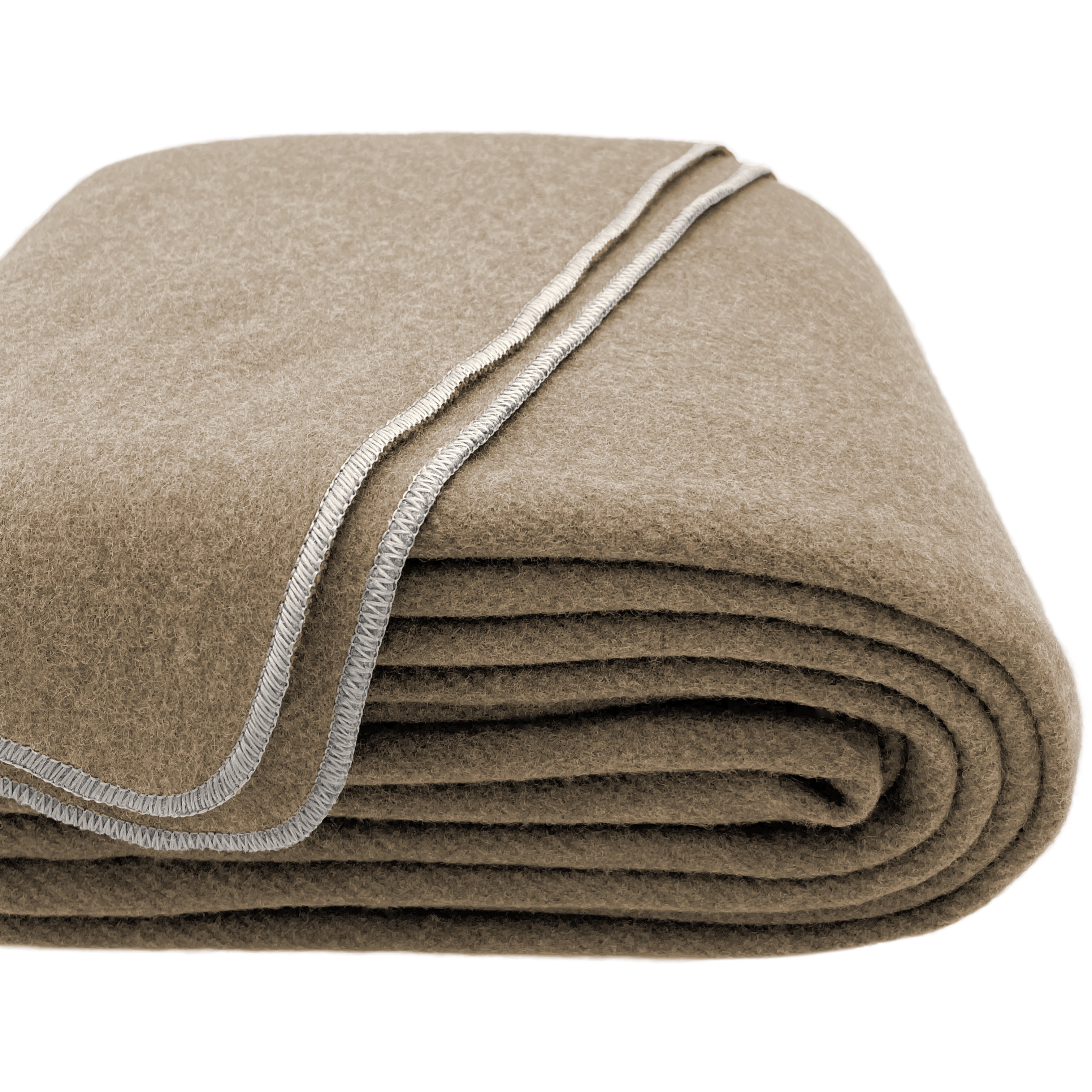 EKTOS King Size Wool Blanket, 90" x 108", Extra Large Wool Blanket for