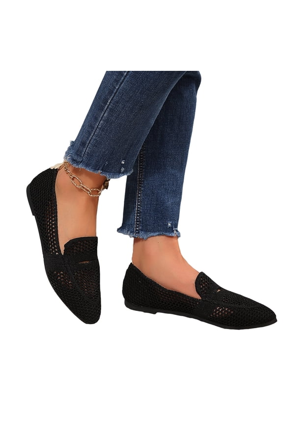 Bow Ballet Flats for Women Lace Up Lats Square Toe Slip On Cute Casual Office Shoes