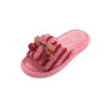 thumbnail image 1 of EKVAHL Cherry Slippers Cute Fuzzy Slippers for Women Girls with Bow Cozy Plush Indoor House Shoes Open Toe Bedroom Comfy Shoes Warm Non-Slip Home Slippers, 1 of 5
