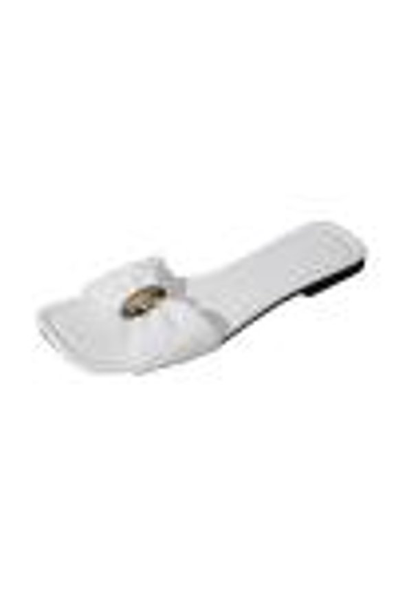 Flat Sandals for Women Casual Bow Tie Slippers Slip on Flat Slides Sandals Ladies Lightweight Comfort Beach Walking Sandals Dressy Summer Beach Vacation Shoes