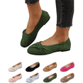 thumbnail image 1 of EKVAHL Flat Shoes for Women Flat Shoes Round Toe Cute Ballets, Non Slip Casual Loafers Comfortable Slip-on Work Shoes for Office, 1 of 7