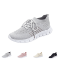 thumbnail image 1 of EKVAHL Orthopedic Lace‑Up Sneakers for Women, Knit Wide Width Non‑Slip Athletic Shoes, Gym Workout Daily Outdoor Running Sneakers Gray, 1 of 6