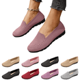thumbnail image 1 of EKVAHL Orthopedic Loafers for Women,Woven Arch Support Flats Non-Slip Wide Width Mesh Around Toe Loafer No Heels Dressy Walking Breathable Lightweight Comfortable Causal Vintage Shoes Pink, 1 of 7