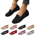 thumbnail image 1 of EKVAHL Orthopedic Loafers for Women,Woven Arch Support Flats Non-Slip Wide Width Mesh Around Toe Loafer No Heels Dressy Walking Breathable Lightweight Comfortable Causal Vintage Shoes Black, 1 of 7