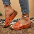 thumbnail image 1 of EKVAHL Orthopedic Sandals for Women with Arch Support Wedge Heel Sandals Open Toe Plantar Fasciitis Feet Slippers Comfortable Casual Wedge Slides, 1 of 6