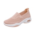 thumbnail image 1 of EKVAHL Orthopedic Shoes for Women Mesh Slip-On Sneakers with Arch Support Air Cushion Wedge Design Ideal for Diabetes Arthritis Nurses and Long Walking Pink, 1 of 5