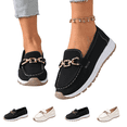 thumbnail image 1 of EKVAHL Orthopedic Slip‑On Loafers for Women, Wide Width Non‑Slip Flat Casual Tennis Shoes, Gardening Driving Office Work Shoes Black, 1 of 6