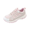 thumbnail image 1 of EKVAHL Orthopedic Sneakers for Women, Faux Suede Accent Outdoor Hiking Shoes, Backyard Mountain Trekking Walking Shoes Pink, 1 of 6