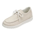 thumbnail image 1 of EKVAHL Women's Diabetic Nurse Shoes Stretch Woven Upper Sneakers Slip On Versatile Work Tennis Shoes White, 1 of 5
