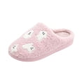 Pattern Pinl EKVAHL Women's Halloween Indoor Slippers, Soft Plush Comfy House Slides ...