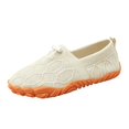 thumbnail image 1 of EKVAHL Women's Orthopedic Barefoot Sneakers, Slip‑On Wide Width Walking Shoes, Flexible Beach Home Casual Tennis Shoes Beige, 1 of 4
