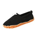 thumbnail image 1 of EKVAHL Women's Orthopedic Barefoot Sneakers, Slip‑On Wide Width Walking Shoes, Flexible Beach Home Casual Tennis Shoes Black, 1 of 4