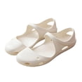 thumbnail image 1 of EKVAHL Women's Orthopedic Garden Clogs, Waterproof EVA Closed Toe Slip On Slides, Non Slip Nurse Working Sandals White, 1 of 4