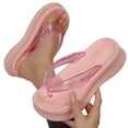 thumbnail image 1 of EKVAHL Women's Summer Flip Flops Casual Comfortable Thick Sole Sandals Round Open Toe Beach Sandals for Outdoor Beach Walking and Daily Wear, 1 of 5