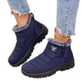 thumbnail image 1 of EKVAHL Women's Winter Snow Booties, Non‑Slip Lug Sole Ankle Boots, Faux Fur Lined Warm Snow Shoes for Cold Days City Walking Gray, 1 of 6