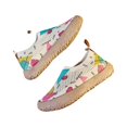 thumbnail image 1 of EKVAHL Womens Orthopedic Walking Sneakers, Breathable Slip On Print Arch Support Wide Width Athletic Loafers, Outdoor Daily Walking Shoes Beige, 1 of 4