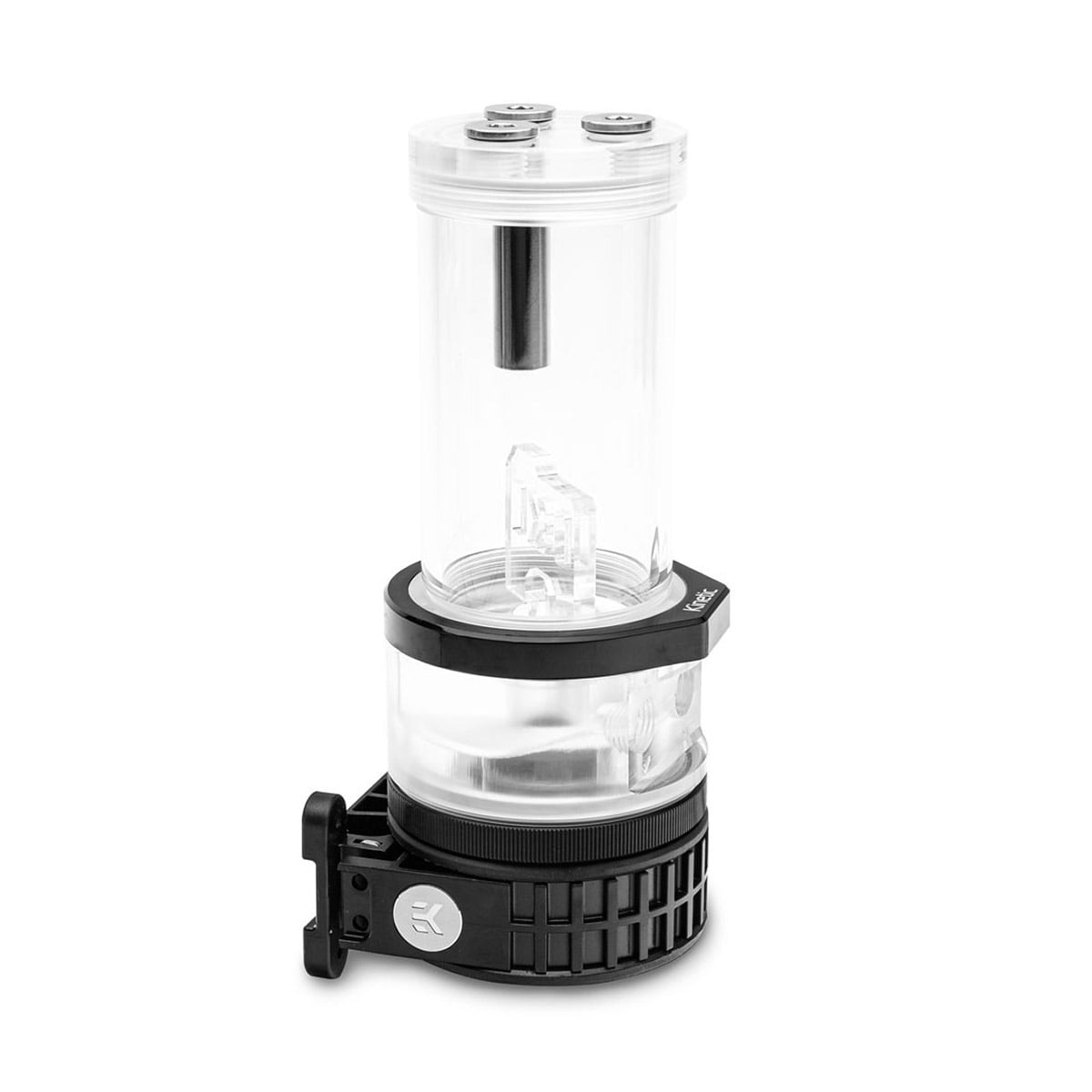 その他 EK Quantum Kinetic Combo Unit EK Water Blocks、ファンポートに搭載できる薄型リザーバータンク「EK