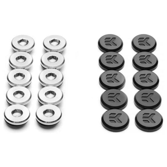 EKWB EK-Quantum Torque Plug w/Cover, Black, 10-pack