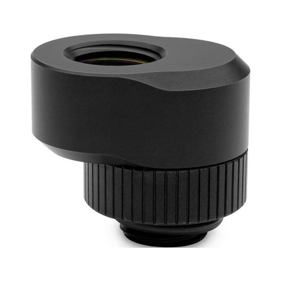 EKWB EK-Quantum Torque Rotary Offset Adapter Fitting, 7mm, Black, 2-pack