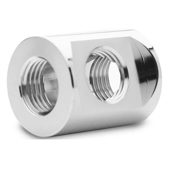 EKWB EK-Quantum Torque T-Splitter Fitting, 3x Female Ports, Nickel