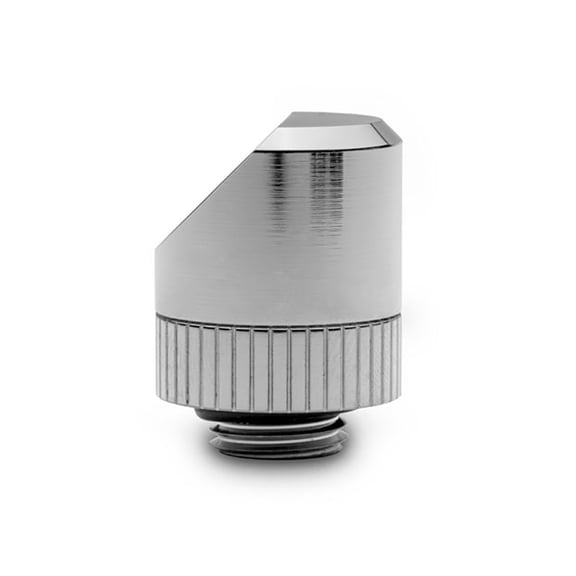 EKWB EK-Torque 45 Degree Angled Rotary Fitting, Nickel, 2-pack