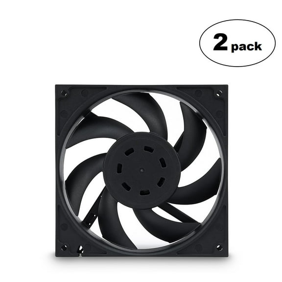 EKWB EK-Vardar EVO 140ER PWM 140mm Fan, 2000 RPM, Black, 2-pack