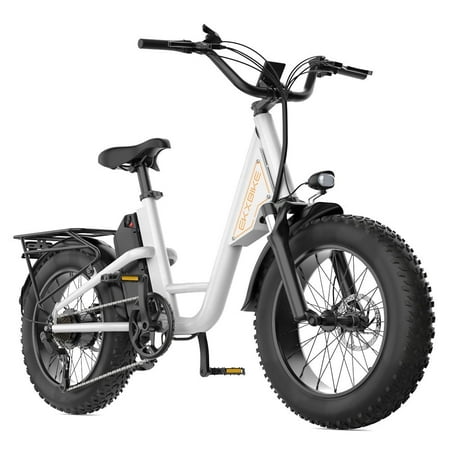 EKXBIKE Ebike for Adults, 1000W 15.6Ah 48V 30mph Mountain Bike , 20'' Fat Tire Electric Bicycle UL2849