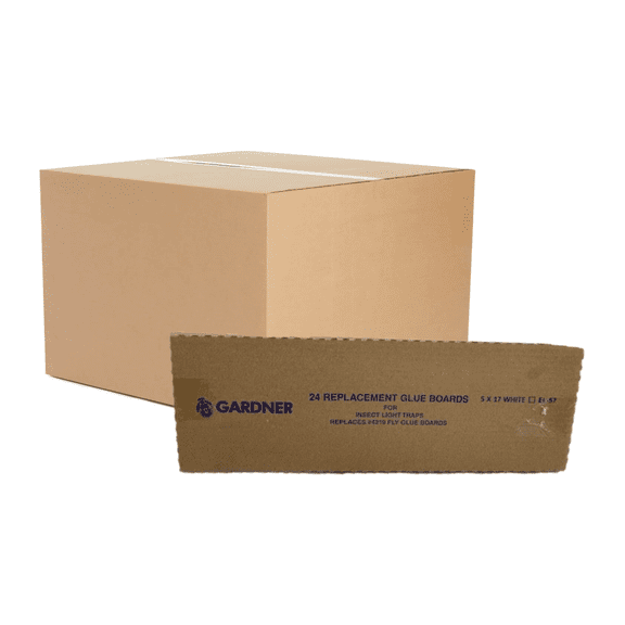 EL-57 Replacement Insect Light Glue Boards - Non-Toxic - Case (10 x 24 packs) by Gardner