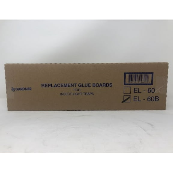EL-60B Replacement Glueboards - Traps Flies, Moths, & Other Flying Insects - 5 Pack (50 Boards) by Gardner